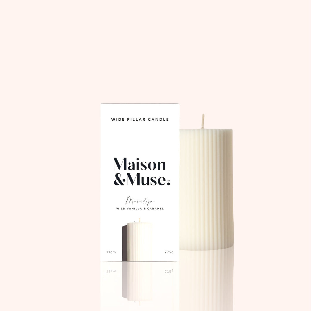 Wide Pillar Candle