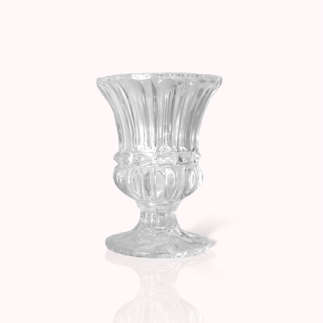 Glass Pedestal Vase - Rental