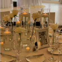 Load image into Gallery viewer, Staggered Cylinder Vases - Rental
