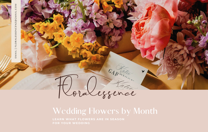 Wedding Flowers by Month:  What Is In Season For Your Wedding?