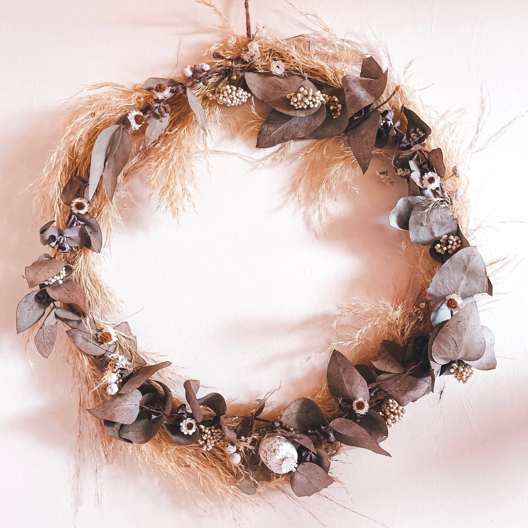 Blue Eucalypt Wreath